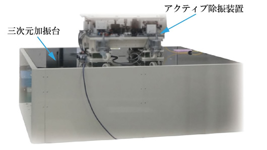 微振動三次元加振台